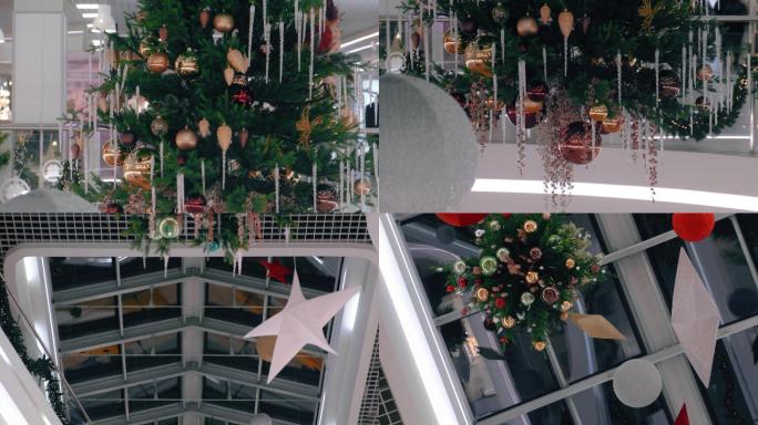 圣诞节商场装扮的圣诞树