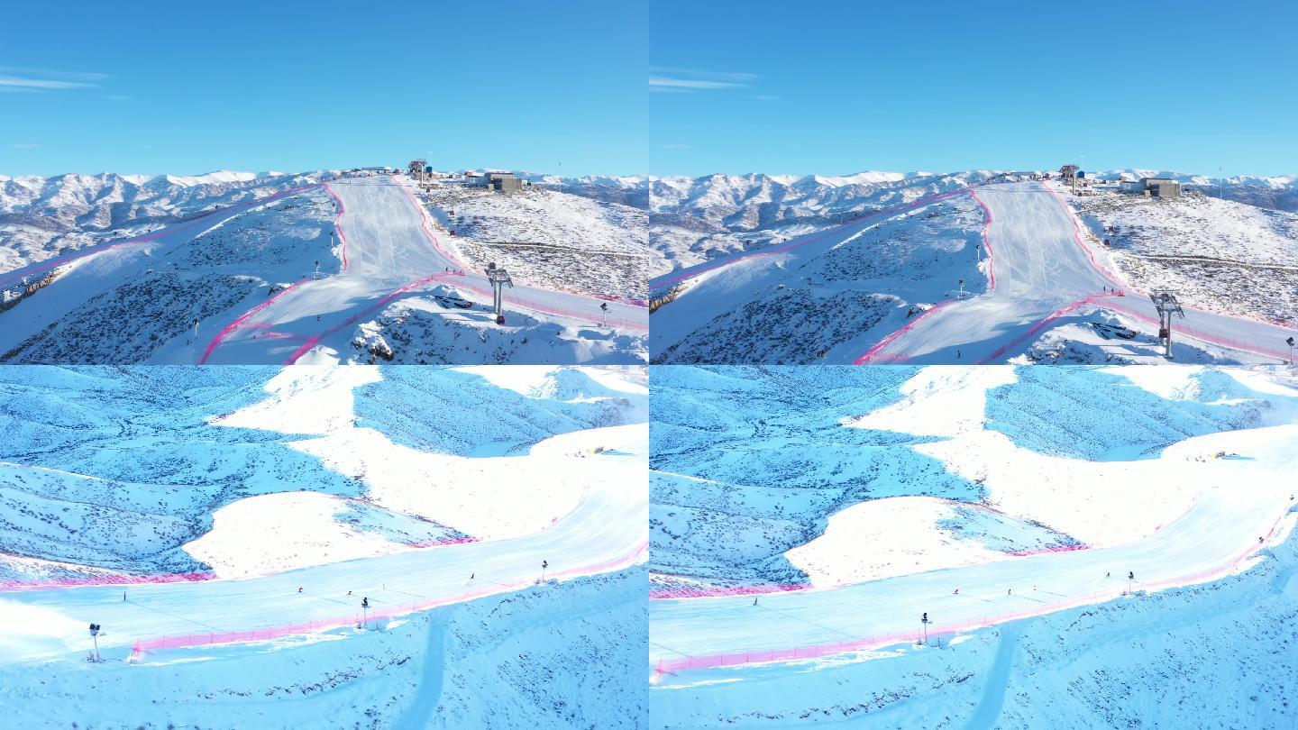 新疆滑雪航拍