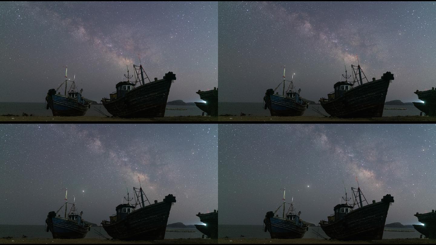 【4K可商用】夜景星空延时摄影