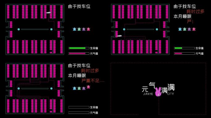 车位地产朋友圈创意15秒AE小视频模板