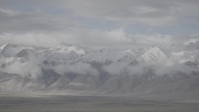 4k原素材可调色-西藏雪山