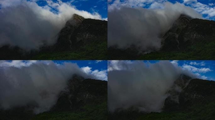 泸定二郎山 云海延时