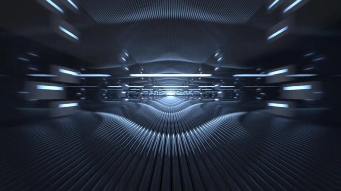 科技隧道穿梭加速动画c4d工程文件