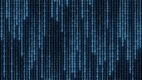 数字0101互联网科技数字雨(无缝循环)视频素材