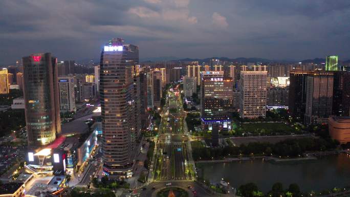 杭州印 城市夜景 宣传品