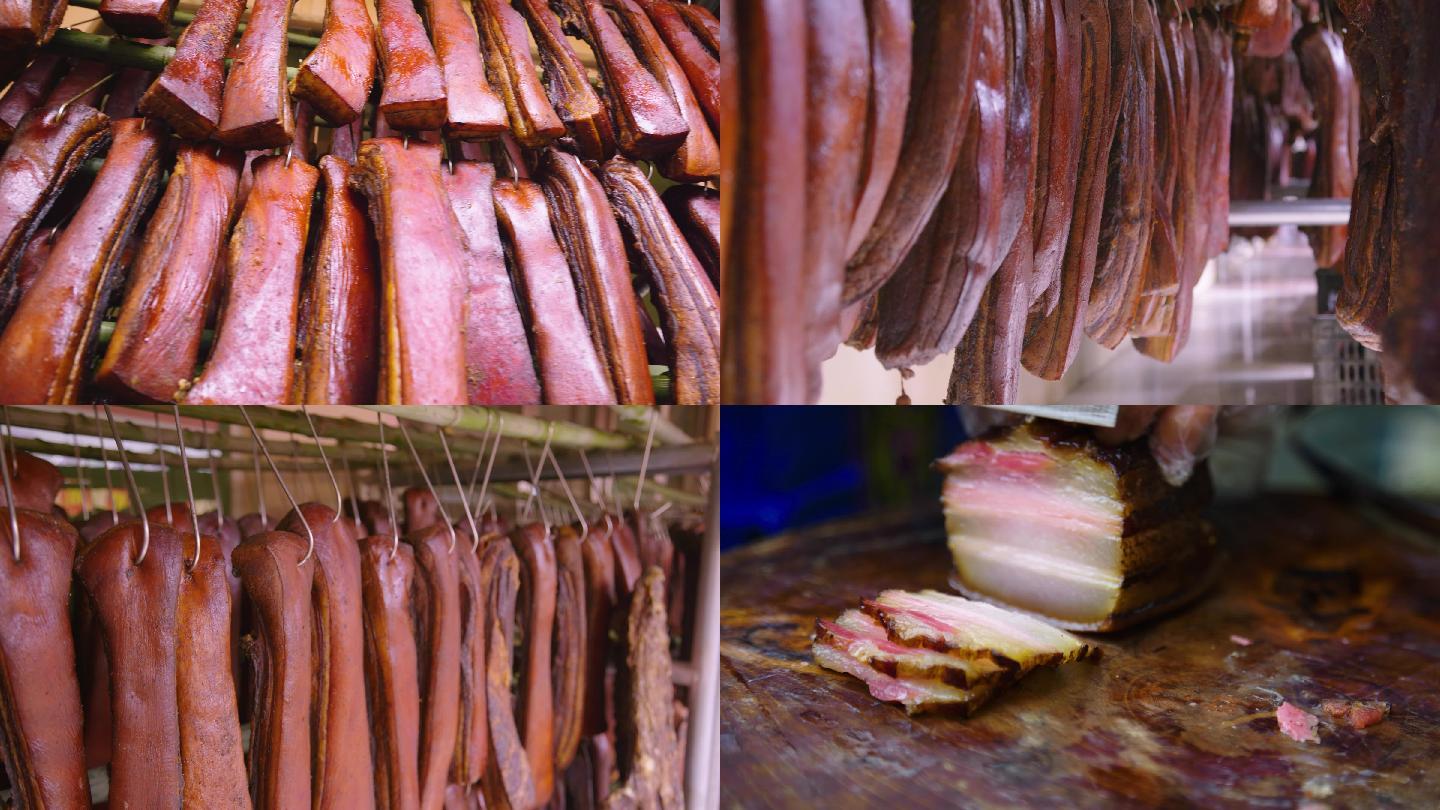 4K实拍美食腊肉香肠_视频素材下载_编号:6936223_光厂(VJ师网) www.vjshi.com