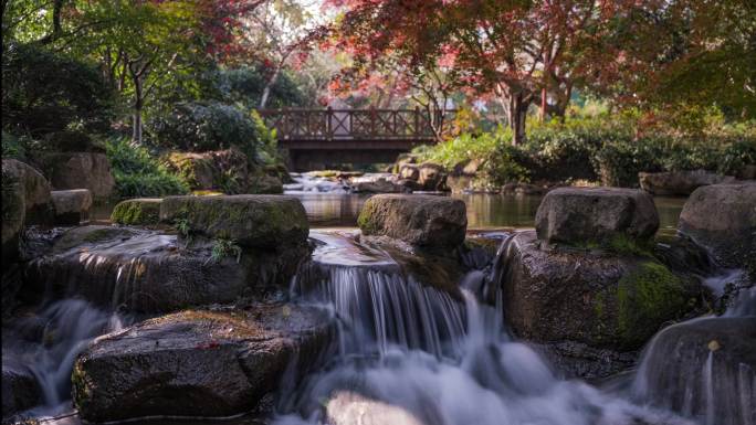 西湖江南韵味 水流