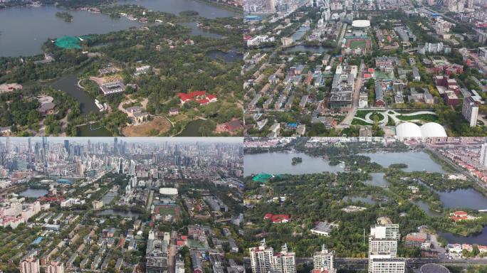 13分钟4k天津城市航拍部分地标