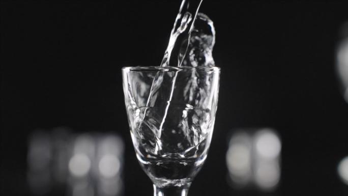 【原创】4K酒水水花倒酒饮酒酿酒清水