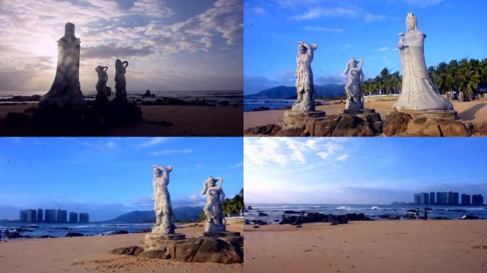 海南  日月湾   妈祖神像