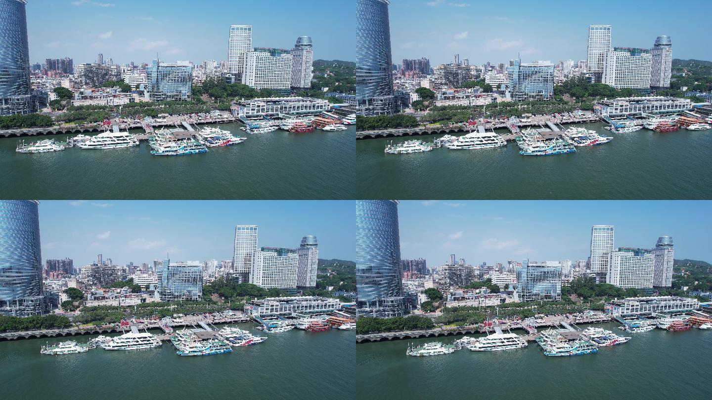 厦门滨海风光和平码头5.4k