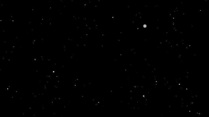 空间感夜空星光闪烁前景视频
