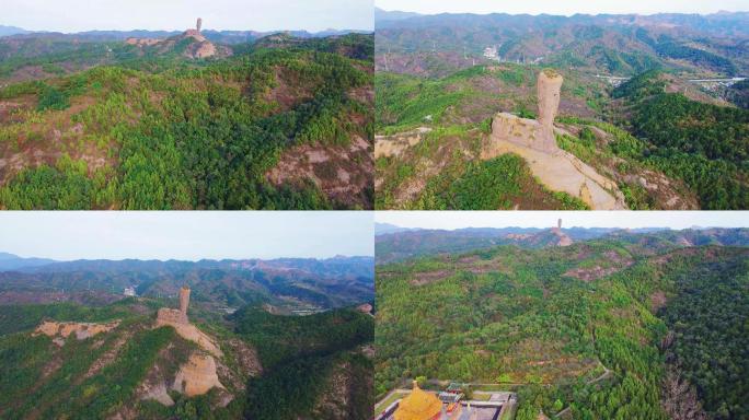 4K航拍短片.承德磬锤峰和普乐寺