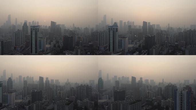 大城市空气污染雾霾
