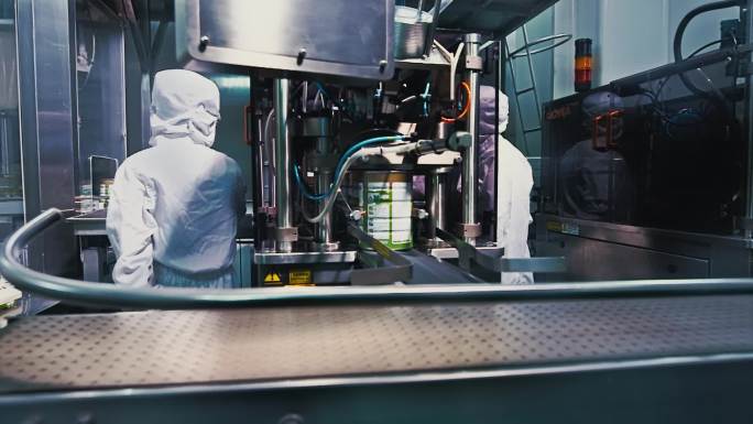 羊奶粉生产车间奶粉厂奶粉工厂自动化流水线