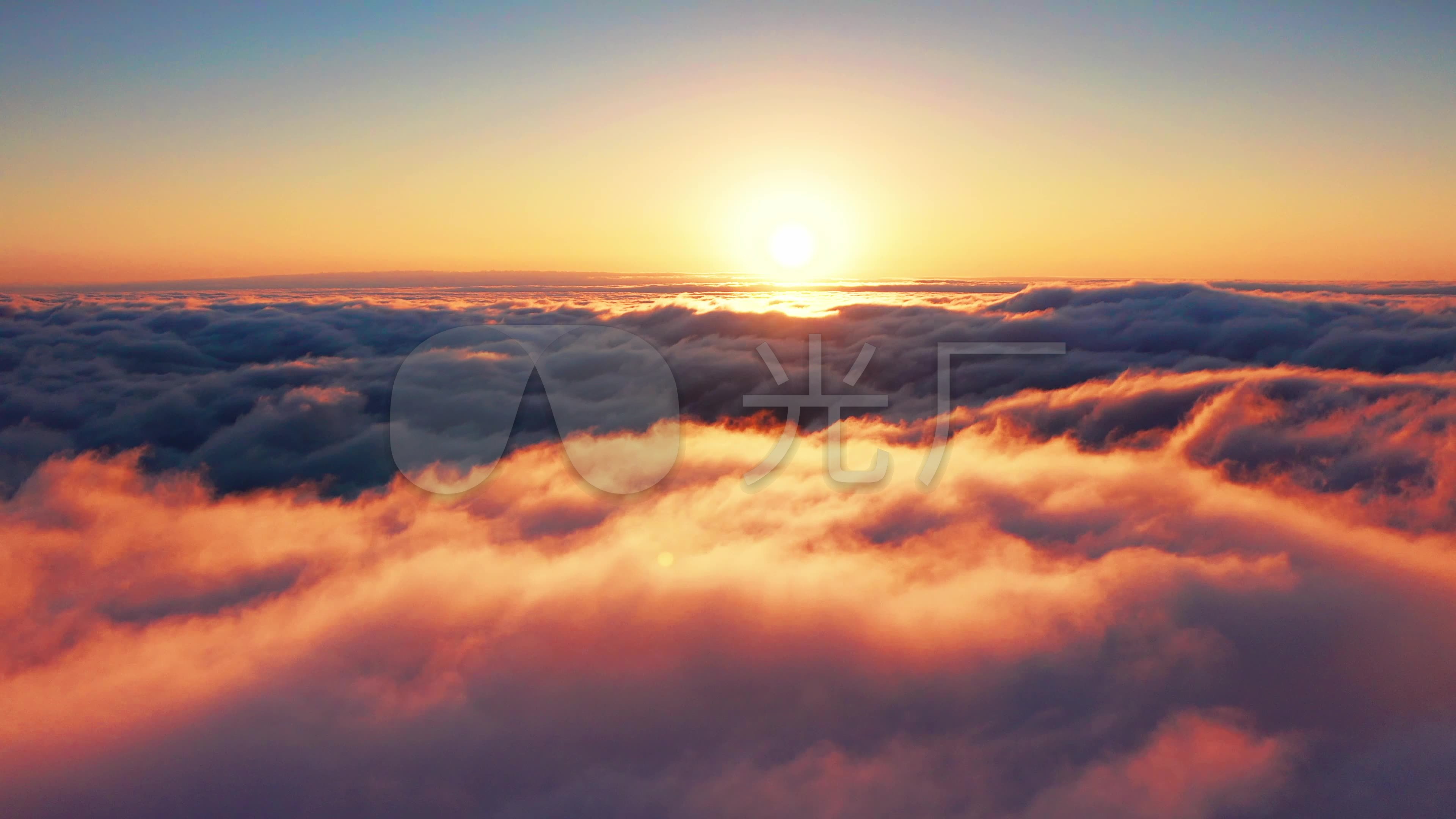 黄山：日出遇到了最美的云海 山树云光相互交集