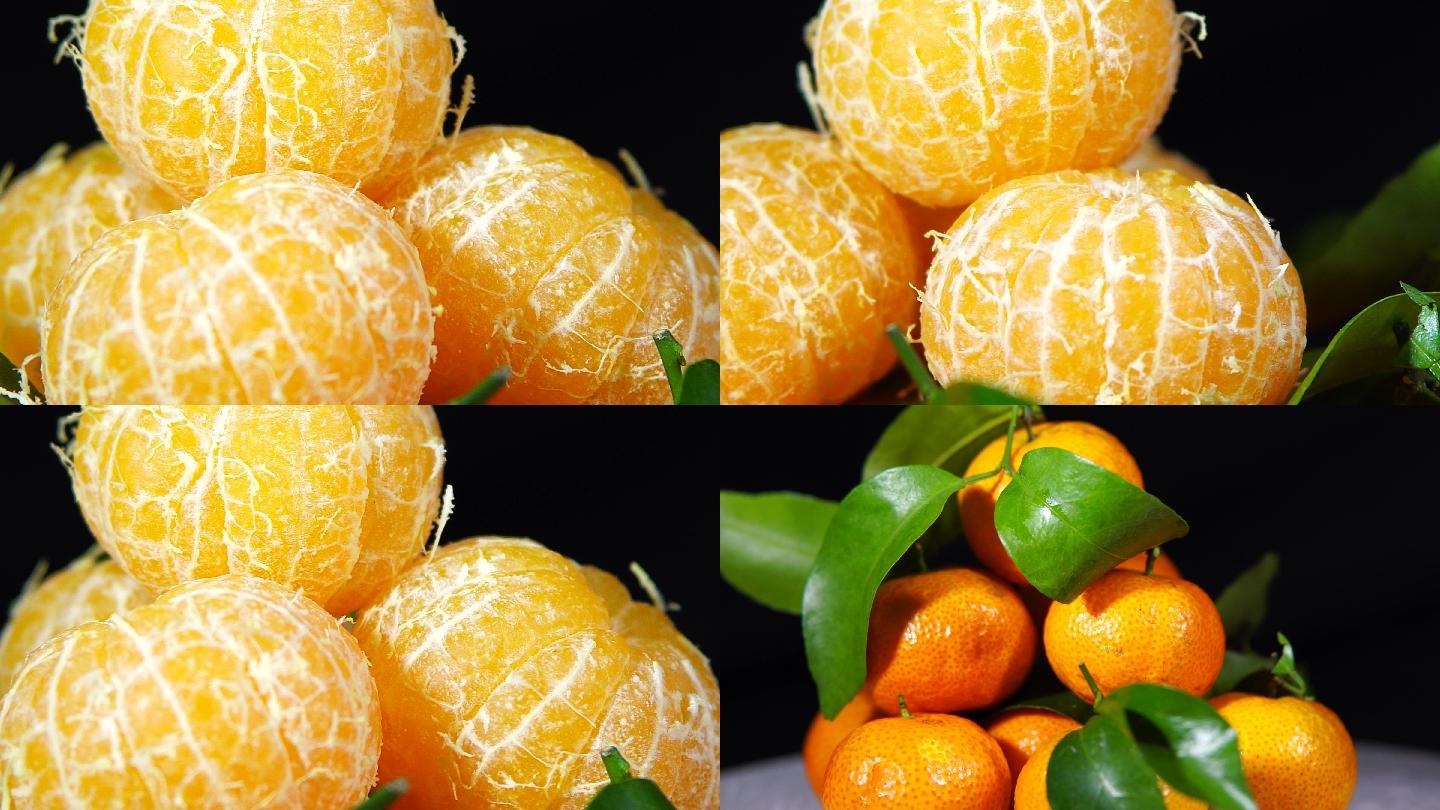 4k高清实拍砂糖橘桔子
