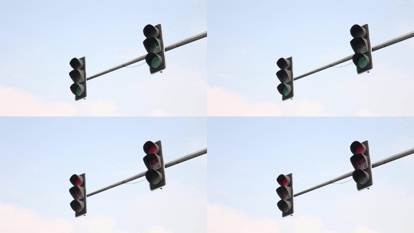 红绿灯 信号灯 交通岗