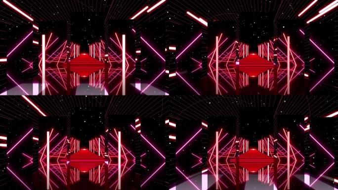 酷炫分屏动感线条背景循环6