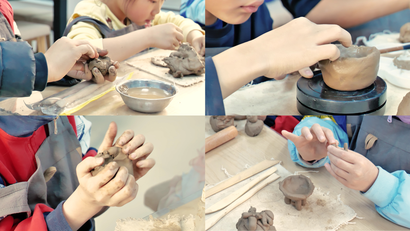 儿童陶艺制作