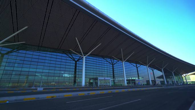 天津滨海国际机场早晨