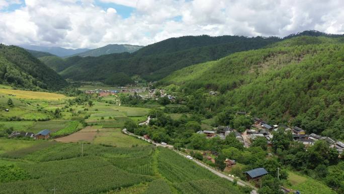 原创云南山村航拍