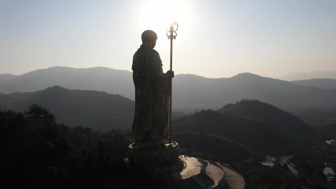 九华山大愿文化园地藏圣像