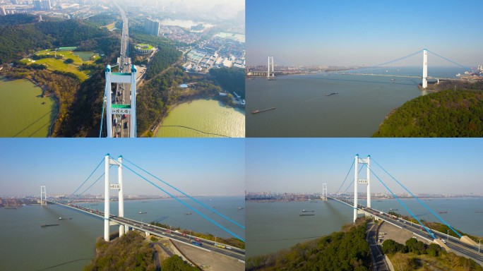 江阴大桥4k航拍