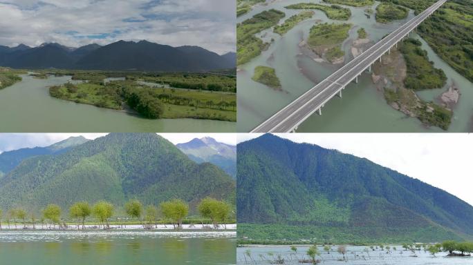 西藏高原林芝尼洋河湿地雅尼湿地