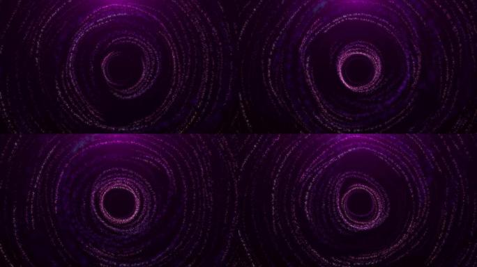 紫色流动光圈