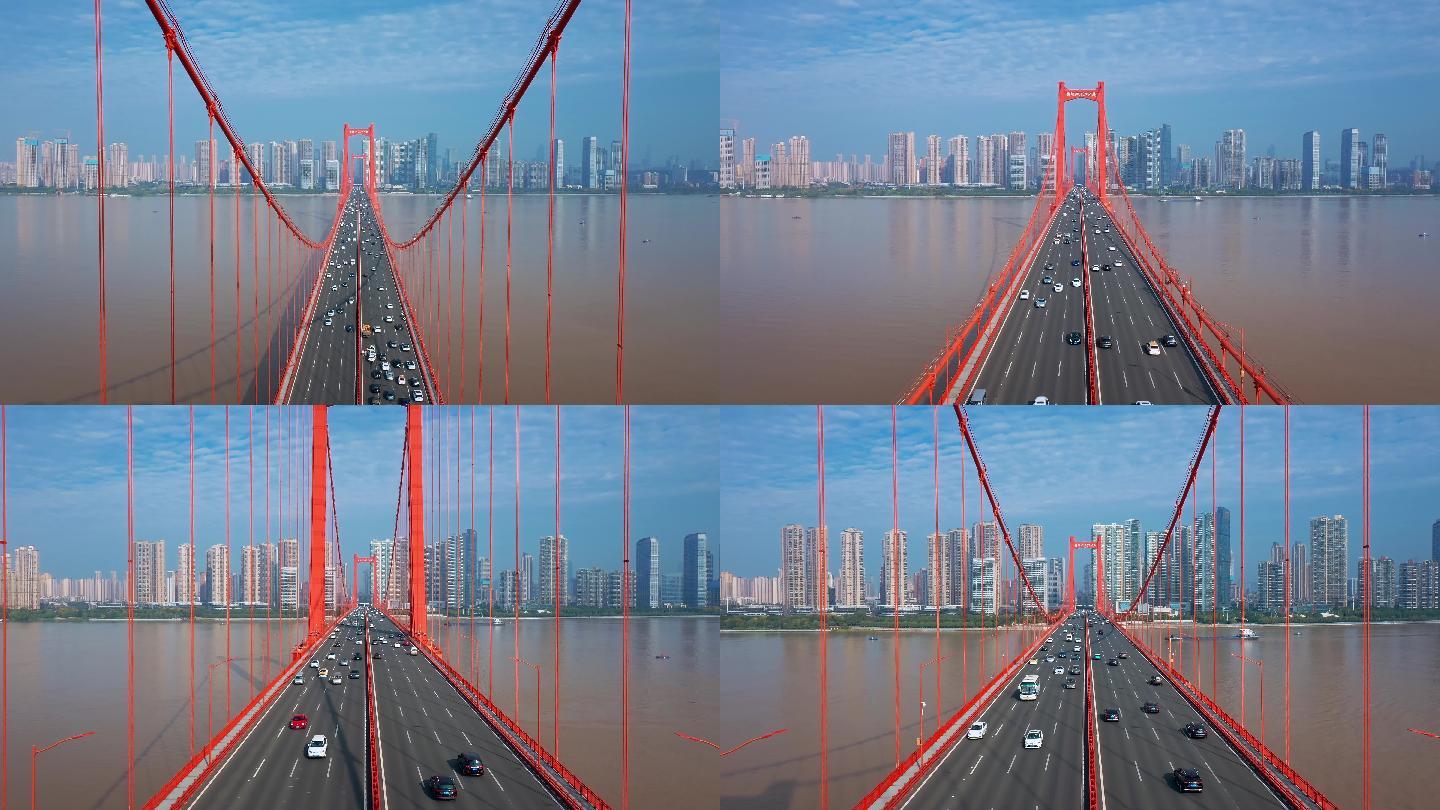 【4k原创】武汉鹦鹉洲长江大桥长镜头