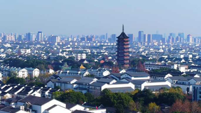 苏州 古城区 北寺塔 人民路 东方之门