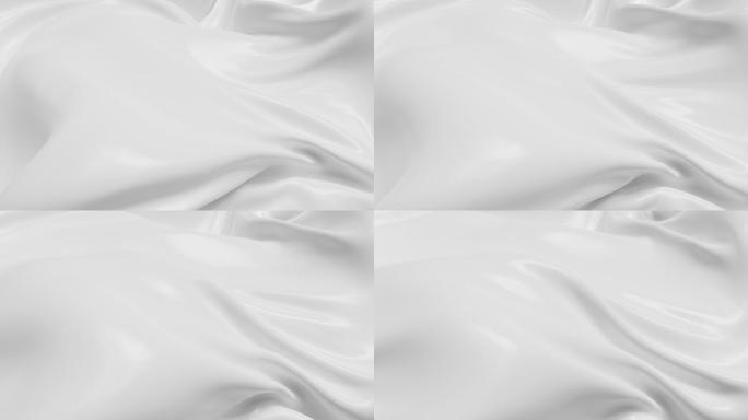 抽象流动布料背景3D渲染