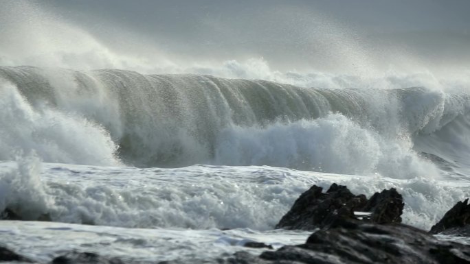 海浪风暴海水风浪狂风巨浪大浪滔天