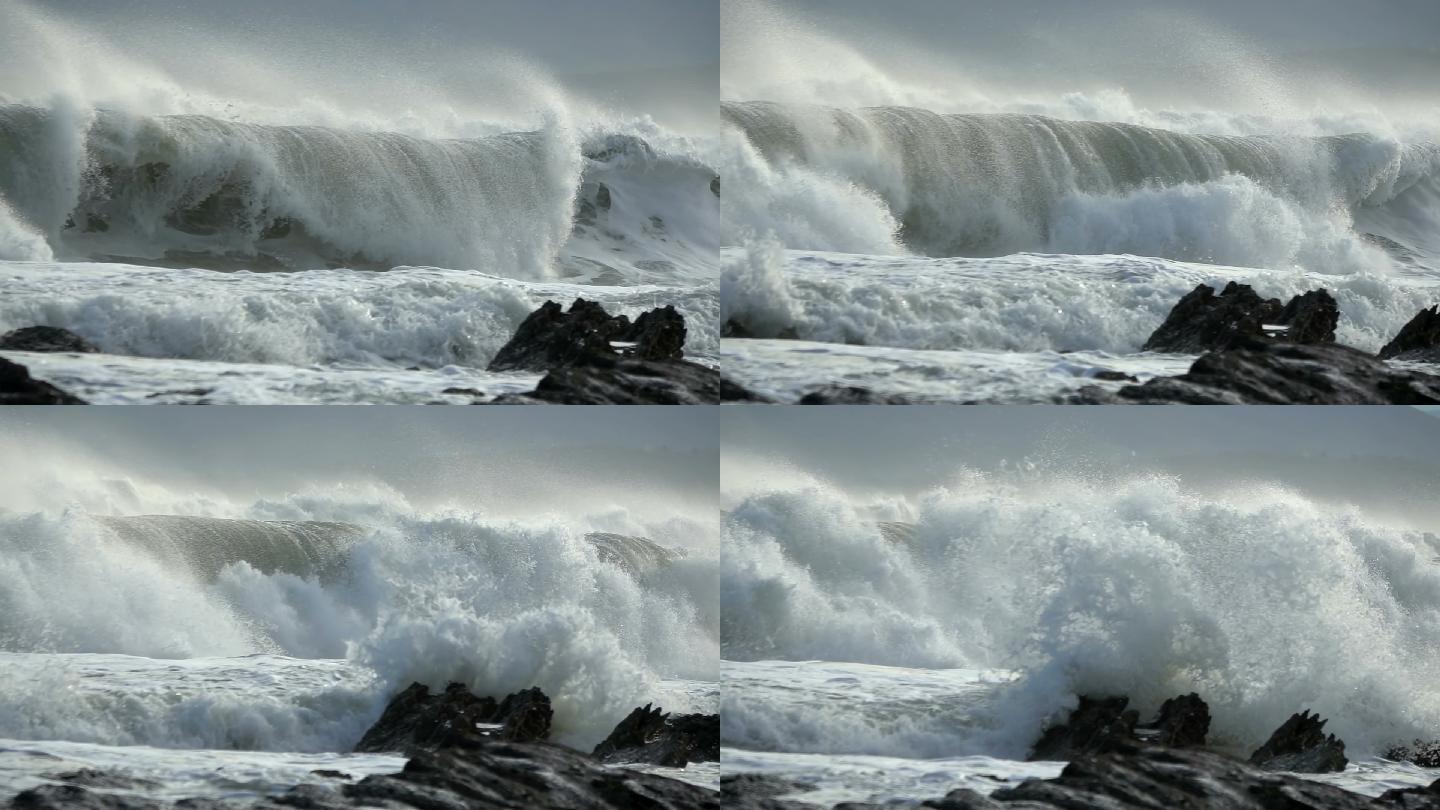 海浪风暴海水风浪狂风巨浪大浪滔天