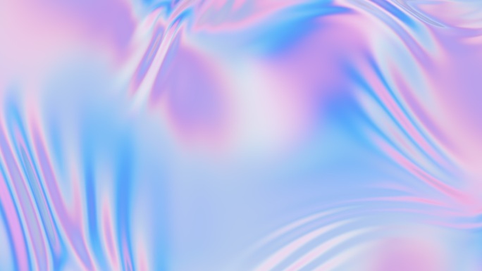 抽象动画3D波浪布料纹理，带有波纹和褶皱