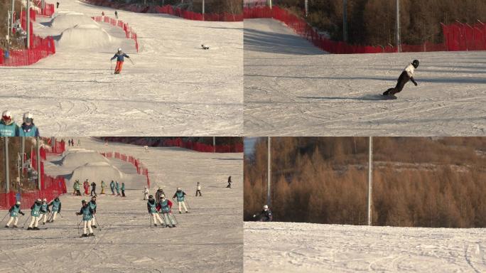 迎冬奥会滑雪场雪道