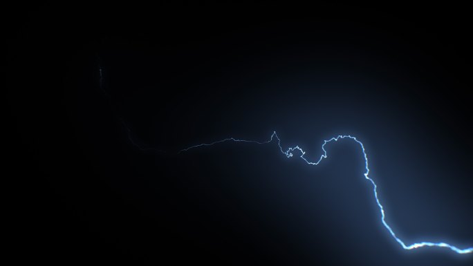 电风暴循环三维动画