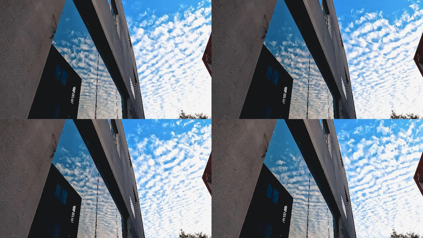 【4k】天空云彩延迟摄影，镜面云彩