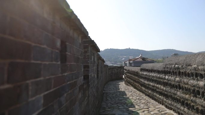 山西古建筑古村落砥洎城地拍