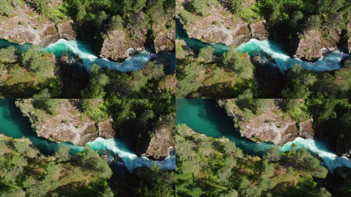 挪威丘陵区河流国外外国山水山川大自然生态