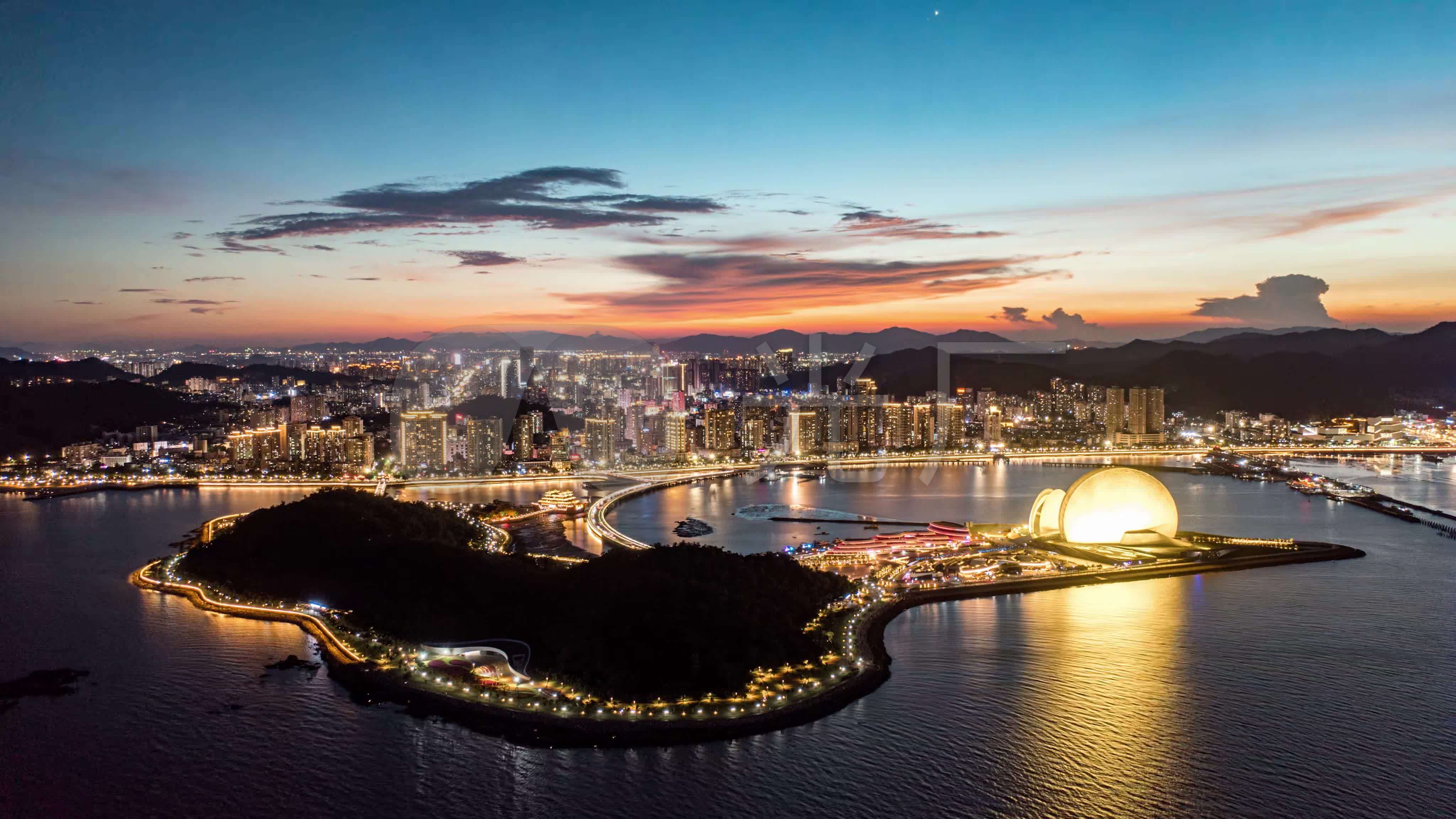 4k珠海金湾航空新城图书馆航拍_3840X2160_高清视频素材下载(编号:9764444)_实拍视频_光厂(VJ师网) www.vjshi.com