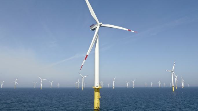 海上风电场的航空风力涡轮机