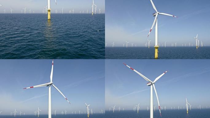 海上风电场的航空风力涡轮机
