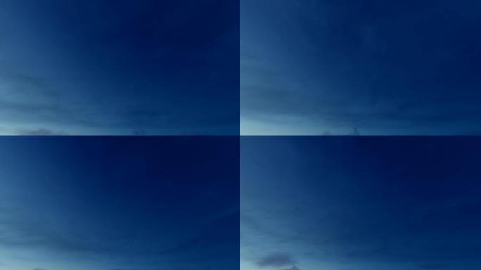 夜空云层3分钟动态投影视频