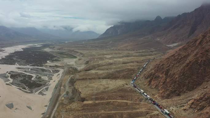青藏高原西藏天路219国道青藏线