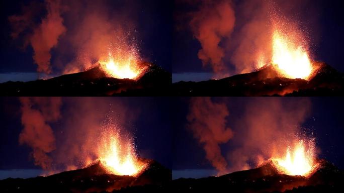 火山喷发火山高温危险