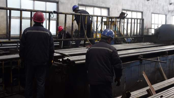 钢材工厂生产过程实拍