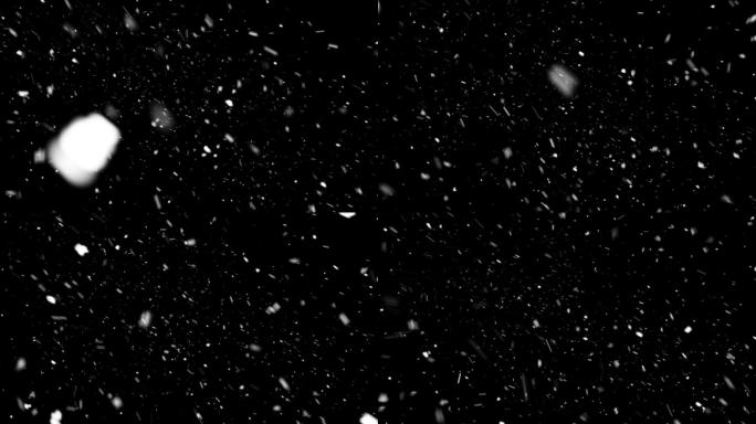下雪背景背景特效视频
