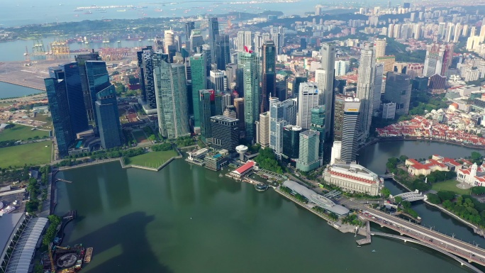 新加坡金融中心风景
